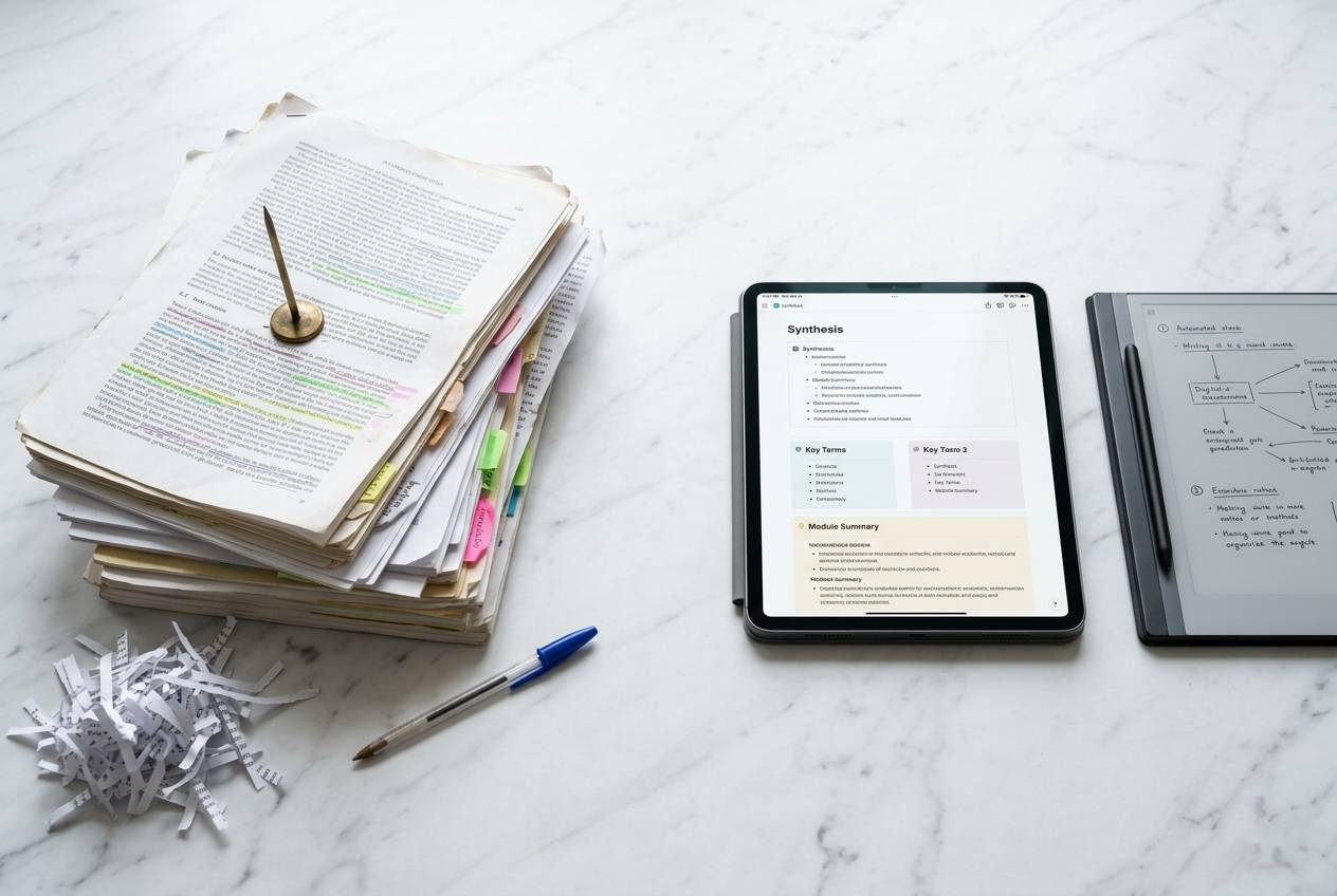 Stop reading like a clerk: The automated stack for synthesising your module