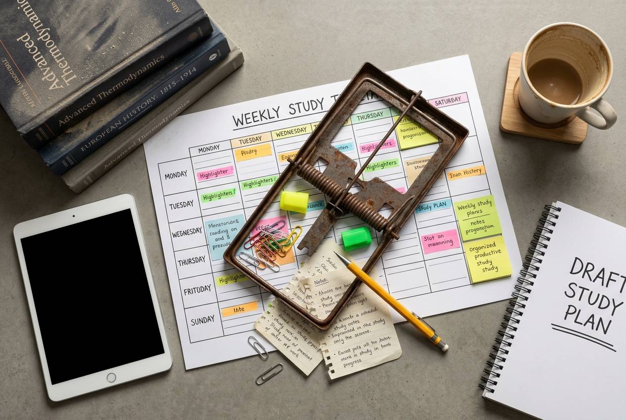 The revision trap: Why your ‘organised’ timetable is just productive procrastination